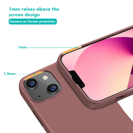 ShieldCase® ShieldCase iPhone 13 Mini silicone case (pruple grape)