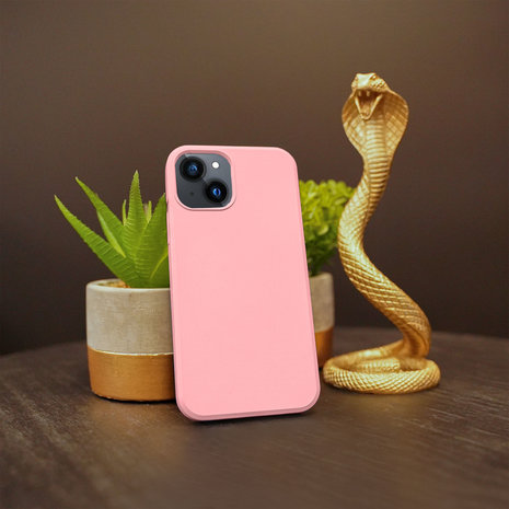 ShieldCase® ShieldCase iPhone 13 Mini silicone case (roze)