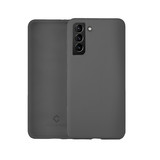 Coverzs Luxe Liquid Silicone case Samsung Galaxy S21 Plus (donkergrijs)