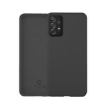 Coverzs Luxe Liquid Silicone case Samsung Galaxy A72 (donkergrijs)