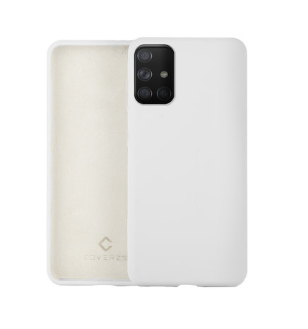 Coverzs Coverzs Luxe Liquid Silicone case Samsung Galaxy A71 (wit)