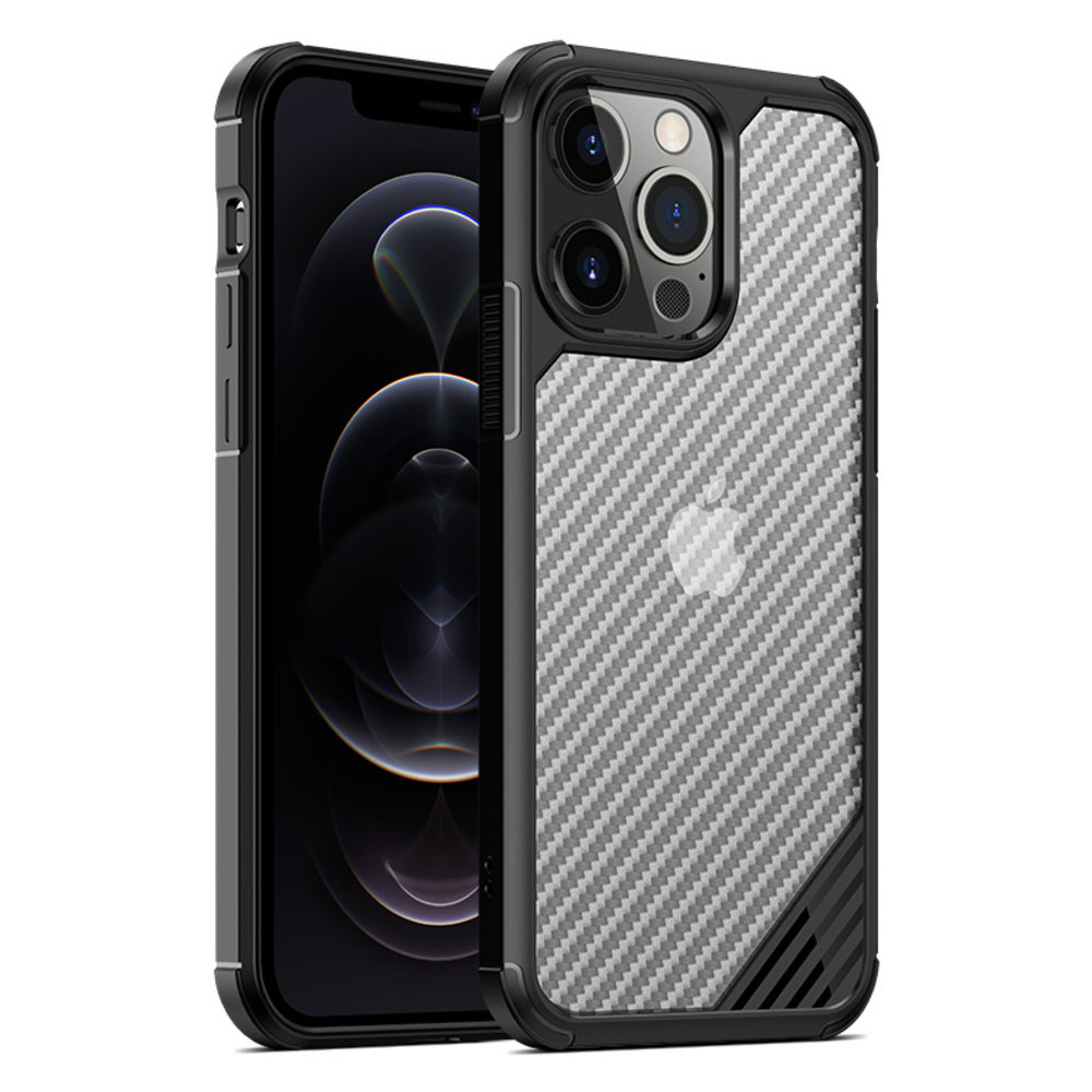 Carbon Bumper Case iPhone 13 Mini (zwart) - Phone-Factory