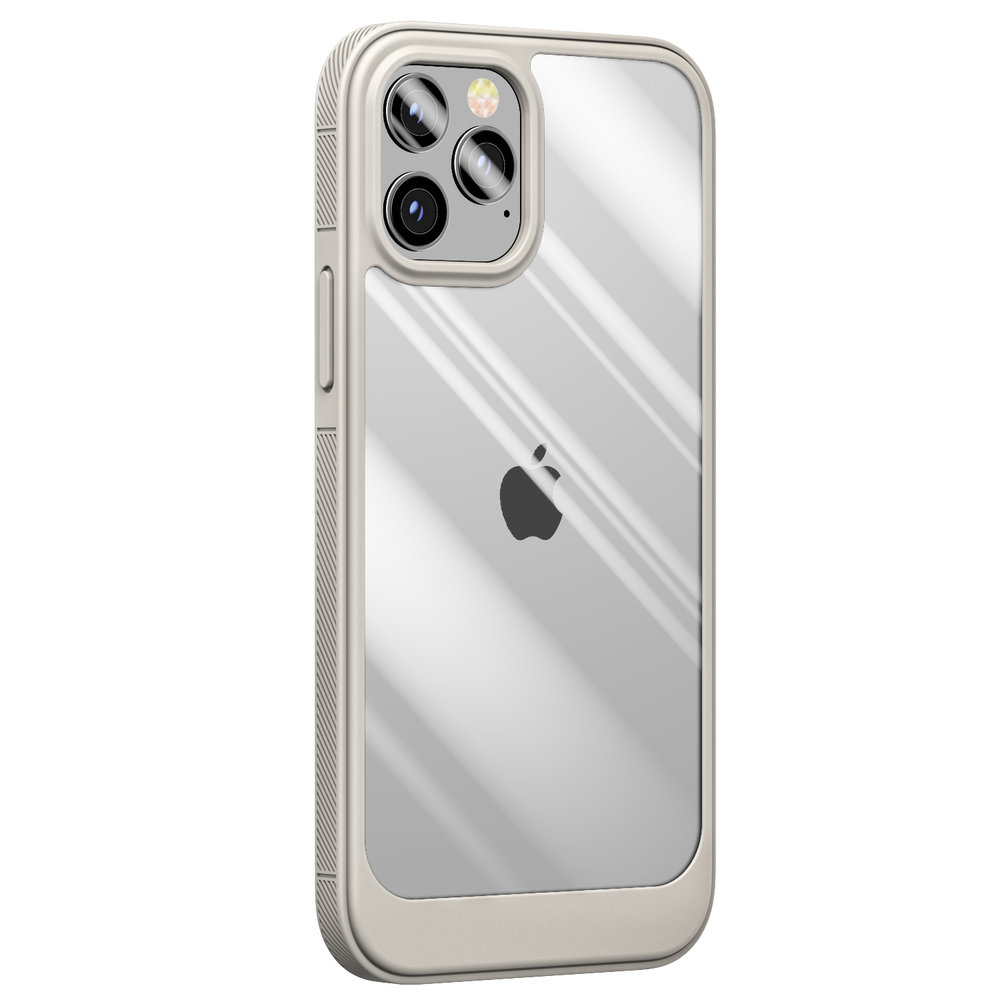 ShieldCase® ShieldCase iPhone 13 Pro Max hoesje TPU met rand (beige/transparant) ShieldCase® ShieldCase iPhone 13 Pro Max hoesje TPU met rand (beige/transparant)
