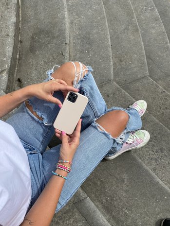 ShieldCase® ShieldCase Pantone siliconen hoesje iPhone 7 / 8 Plus (beige)