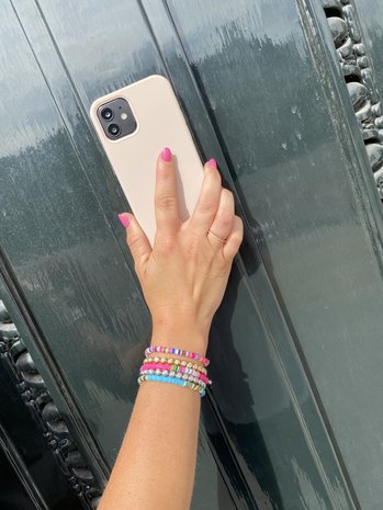 ShieldCase® ShieldCase Pantone siliconen hoesje iPhone 7 / 8 Plus (beige)