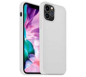 Coverzs Luxe Liquid Silicone case iPhone 12 Pro Max (wit)