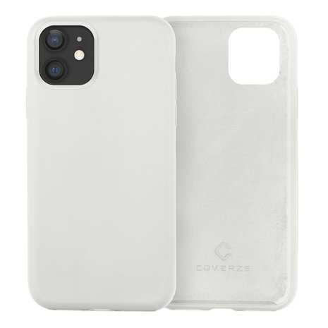 Coverzs Coverzs Luxe Liquid Silicone case iPhone 11 (wit)