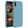 Coverzs Coverzs Luxe Liquid Silicone case iPhone X / Xs (lichtblauw) Coverzs Coverzs Luxe Liquid Silicone case iPhone X / Xs (lichtblauw)