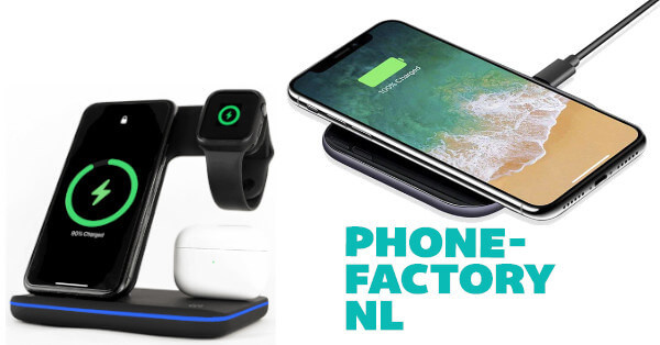 Draadloze opladers voor iPhone en Samsung als sinterklaas cadeautje