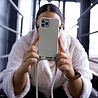 Coverzs Coverzs Silicone case met koord iPhone 7/8 Plus (grijs) - Initial + name Coverzs Coverzs Silicone case met koord iPhone 7/8 Plus (grijs) - Initial + name