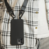 Coverzs Coverzs Silicone case met dik koord iPhone Xr (zwart) Coverzs Coverzs Silicone case met dik koord iPhone Xr (zwart)