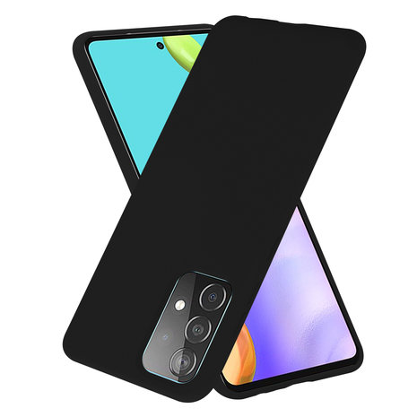 ShieldCase® Shieldcase Samsung Galaxy A52s siliconen hoesje (zwart)