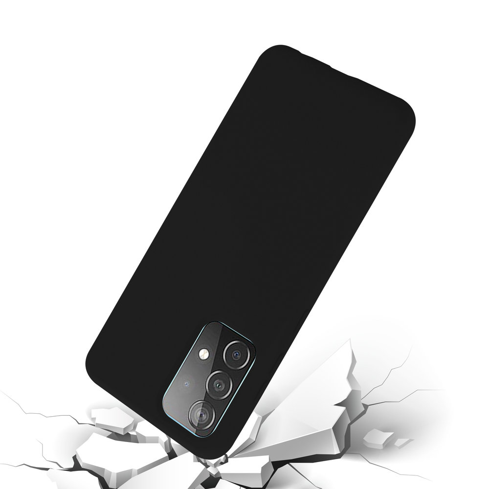 ShieldCase® Shieldcase Samsung Galaxy A52s siliconen hoesje (zwart)