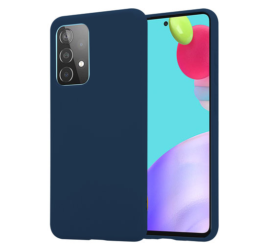 Samsung Galaxy A52s siliconen hoesje (blauw)