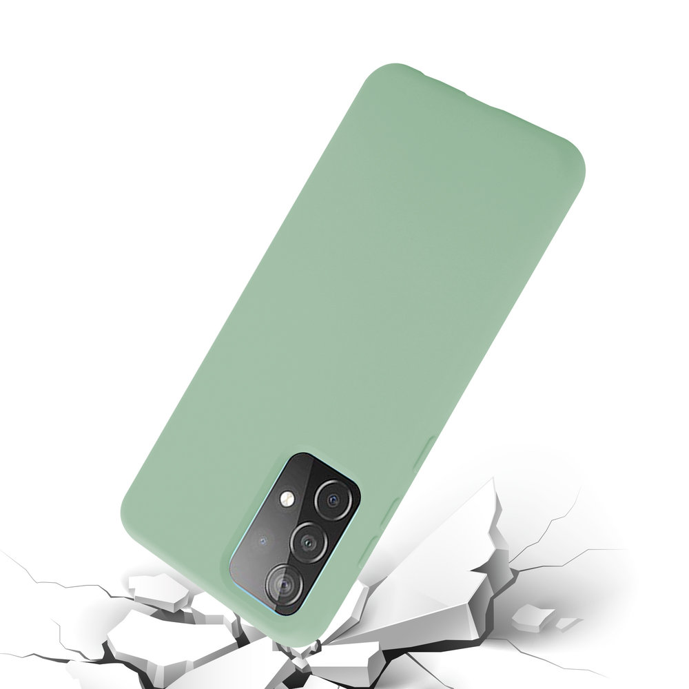 ShieldCase® Shieldcase Samsung Galaxy A52s siliconen hoesje (lichtgroen)