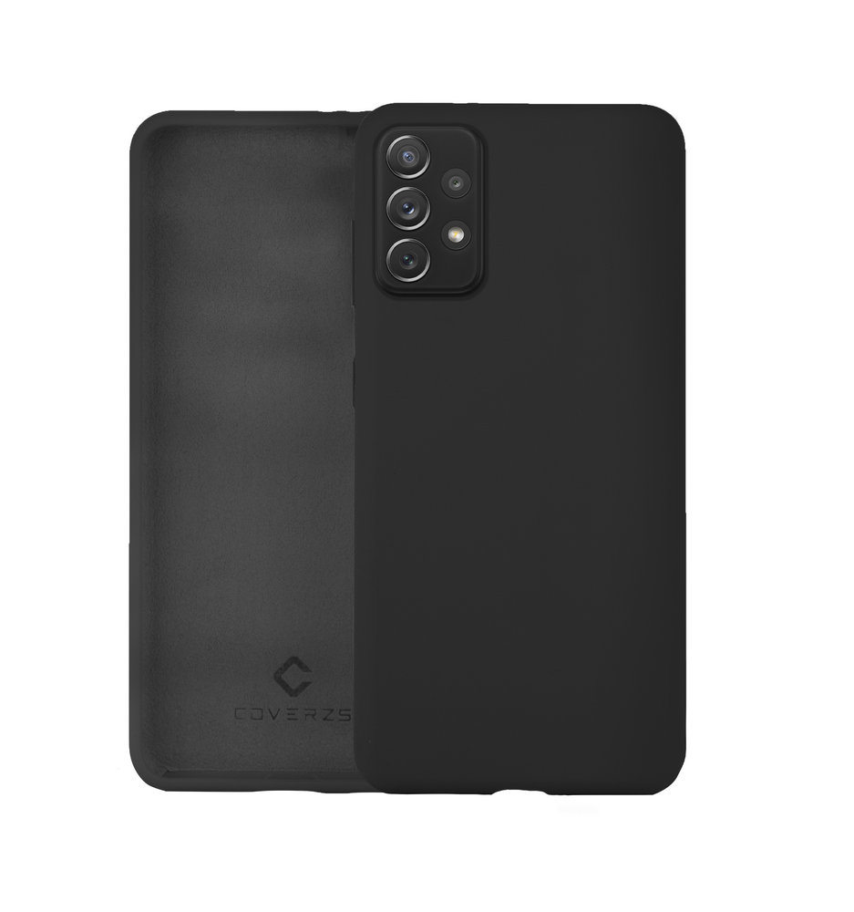 Coverzs Coverzs Luxe Liquid Silicone case Samsung Galaxy A52s (zwart)