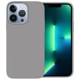 Ceezs iPhone 13 Pro hoesje siliconen (grijs)