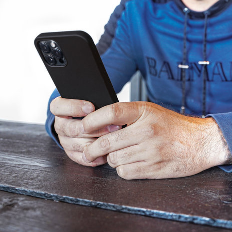 Ceezs Ceezs iPhone Xr hoesje siliconen zwart