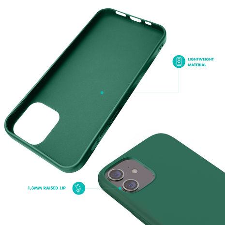 Ceezs Ceezs iPhone 11 hoesje siliconen groen
