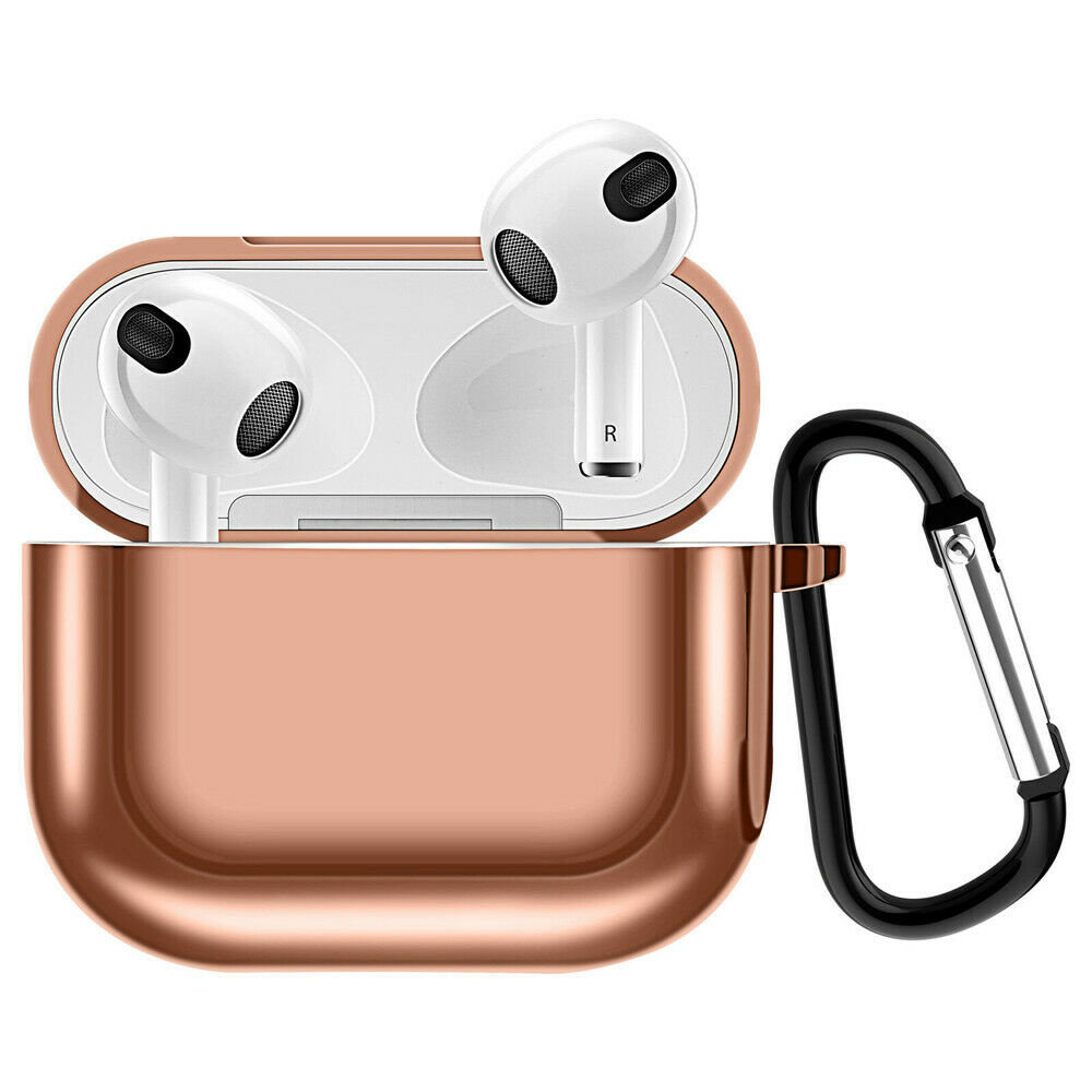 ShieldCase® Shieldcase Airpods 3 Metallic TPU case (rosé goud) ShieldCase® Shieldcase Airpods 3 Metallic TPU case (rosé goud)