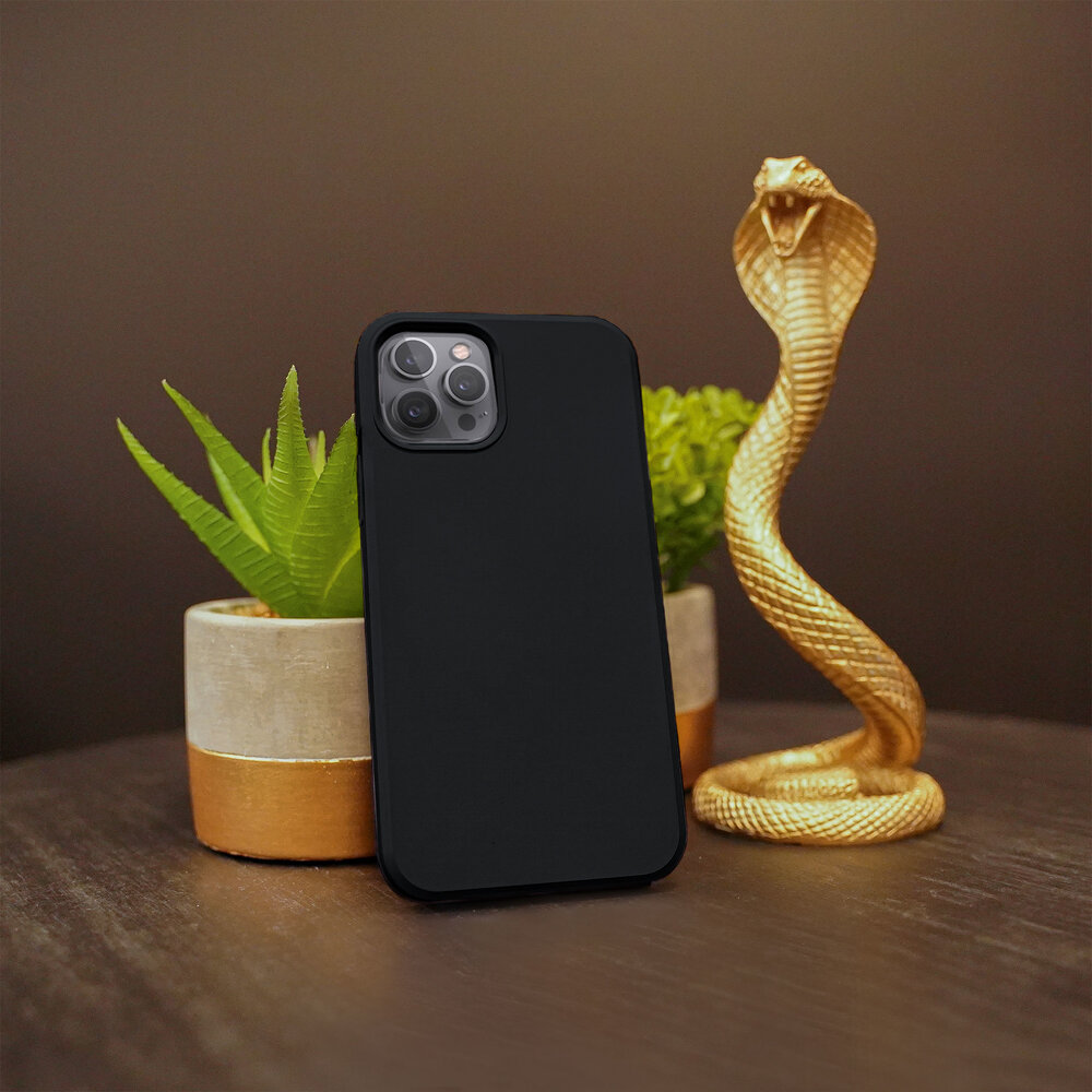 Ceezs Ceezs iPhone 11 Pro Max hoesje siliconen zwart