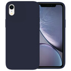 Ceezs Ceezs iPhone Xr hoesje siliconen Donkerblauw