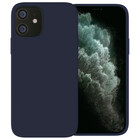 Ceezs Ceezs iPhone 12 hoesje siliconen Donkerblauw