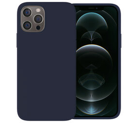 Ceezs iPhone 11 Pro hoesje siliconen Donkerblauw