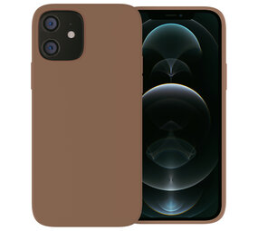 Ceezs iPhone 11 hoesje siliconen Bruin