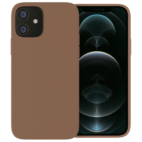 Ceezs Ceezs iPhone 11 hoesje siliconen Bruin