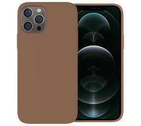 Ceezs iPhone 11 Pro hoesje siliconen Bruin