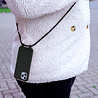 Coverzs Coverzs Silicone case met koord iPhone 13 (zwart) Coverzs Coverzs Silicone case met koord iPhone 13 (zwart)