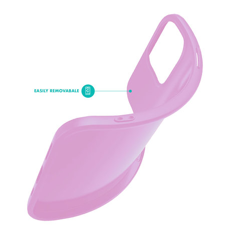 Ceezs Ceezs iPhone 13 Pro Max hoesje siliconen (paars)