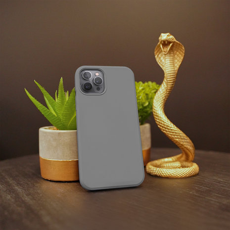 Ceezs Ceezs iPhone 13 hoesje siliconen (grijs)