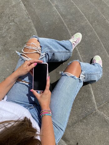 Ceezs Ceezs Pantone siliconen hoesje Samsung Galaxy S20 (roze)