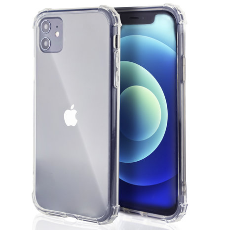 Ceezs Ceezs Military Shockproof TPU hoesje iPhone 12/12 Pro (transparant) Ceezs Ceezs Military Shockproof TPU hoesje iPhone 12/12 Pro (transparant)