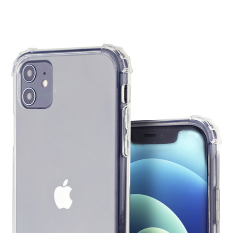 Ceezs Ceezs Military Shockproof TPU hoesje iPhone 12/12 Pro (transparant) Ceezs Ceezs Military Shockproof TPU hoesje iPhone 12/12 Pro (transparant)