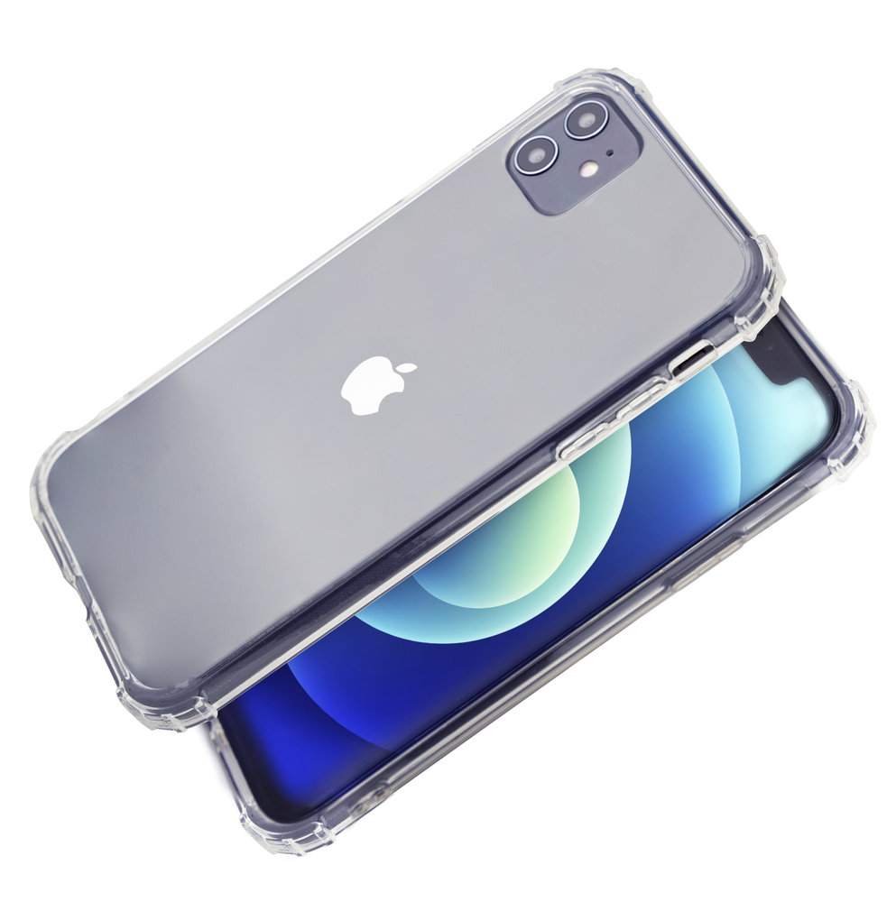 Ceezs Ceezs Military Shockproof TPU hoesje iPhone 12/12 Pro (transparant) Ceezs Ceezs Military Shockproof TPU hoesje iPhone 12/12 Pro (transparant)