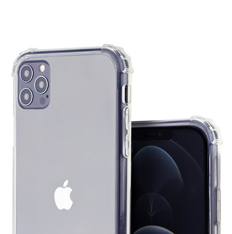 Ceezs Ceezs Military Shockproof TPU hoesje iPhone 11 Pro (transparant) Ceezs Ceezs Military Shockproof TPU hoesje iPhone 11 Pro (transparant)