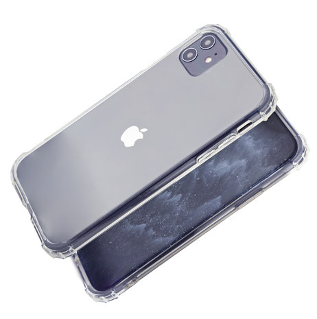 Ceezs Ceezs Military Shockproof TPU hoesje iPhone 11 (transparant) Ceezs Ceezs Military Shockproof TPU hoesje iPhone 11 (transparant)