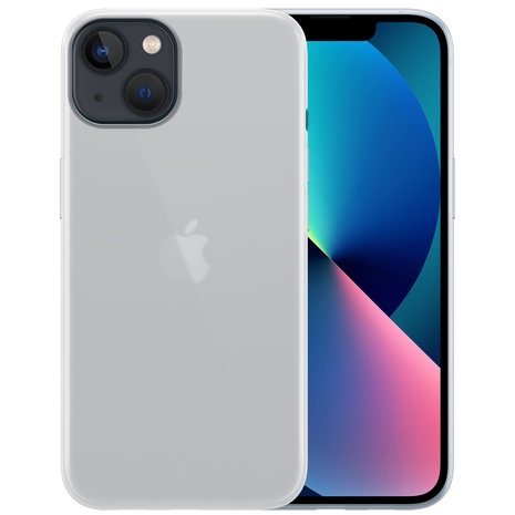 Ceezs Ceezs iPhone 13 hoesje siliconen (Matte Transparant)