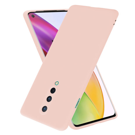 ShieldCase® Shieldcase OnePlus 8 siliconen hoesje (roze)