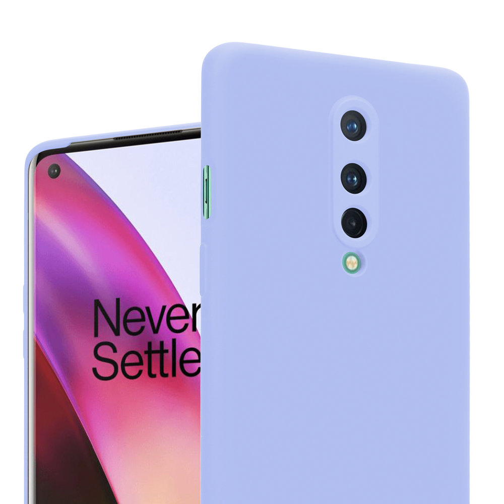 ShieldCase® Shieldcase OnePlus 8 siliconen hoesje (paars)