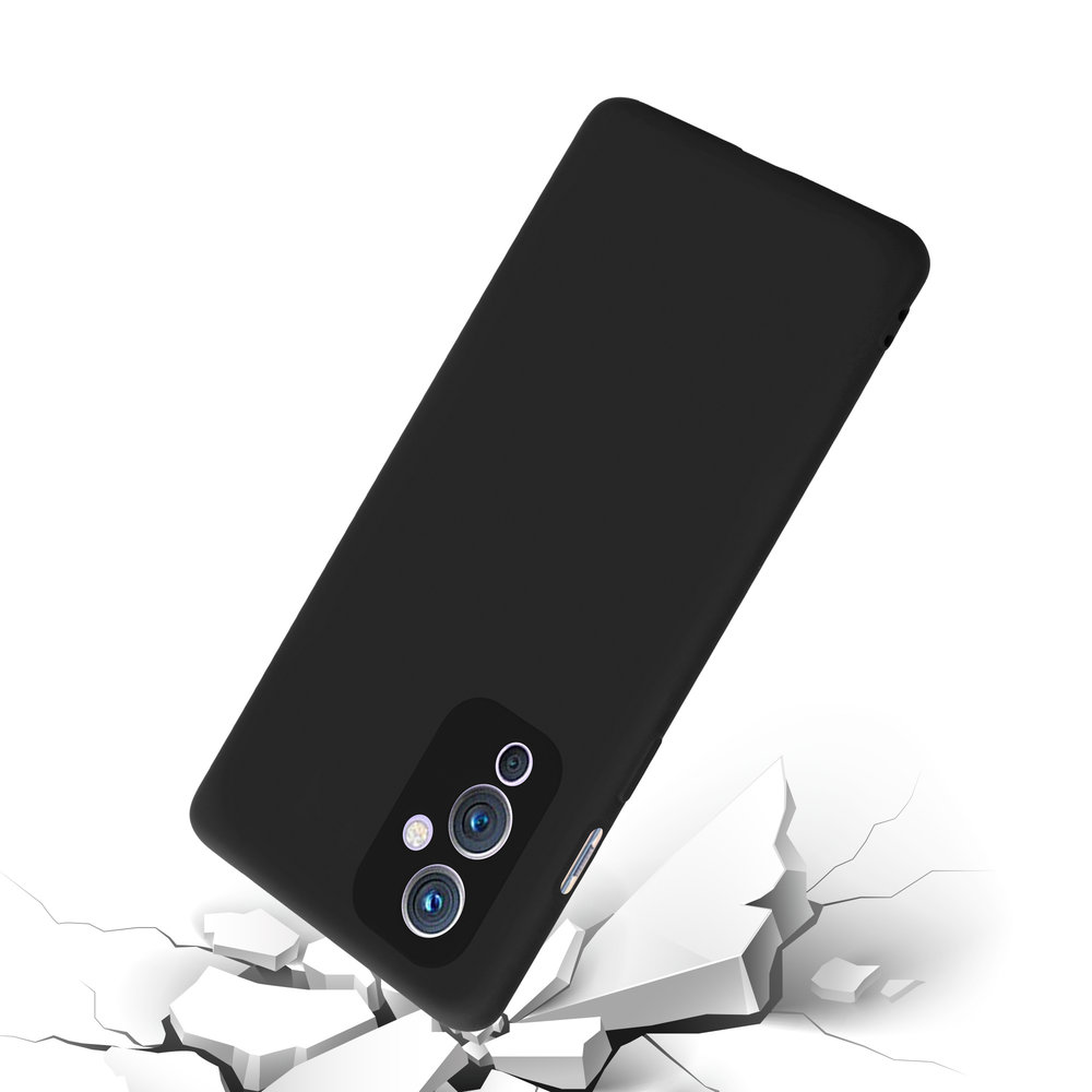 ShieldCase® Shieldcase OnePlus 9 siliconen hoesje (zwart)