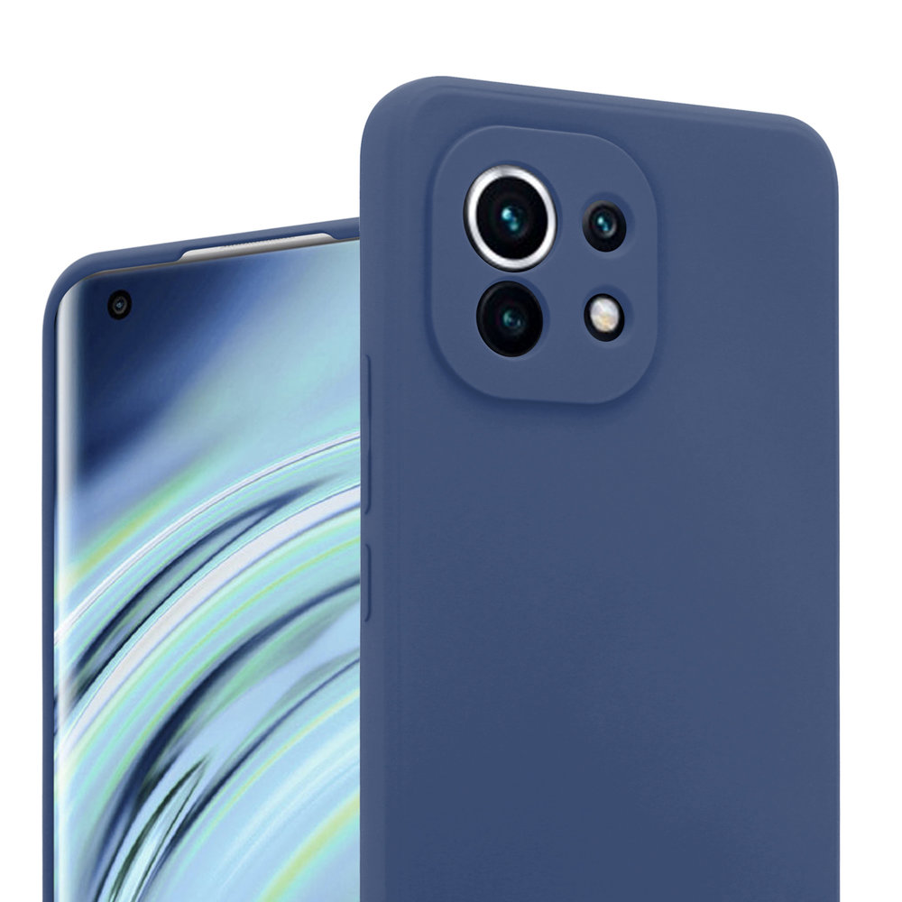 ShieldCase® Shieldcase Xiaomi Mi 11 siliconen hoesje (blauw)