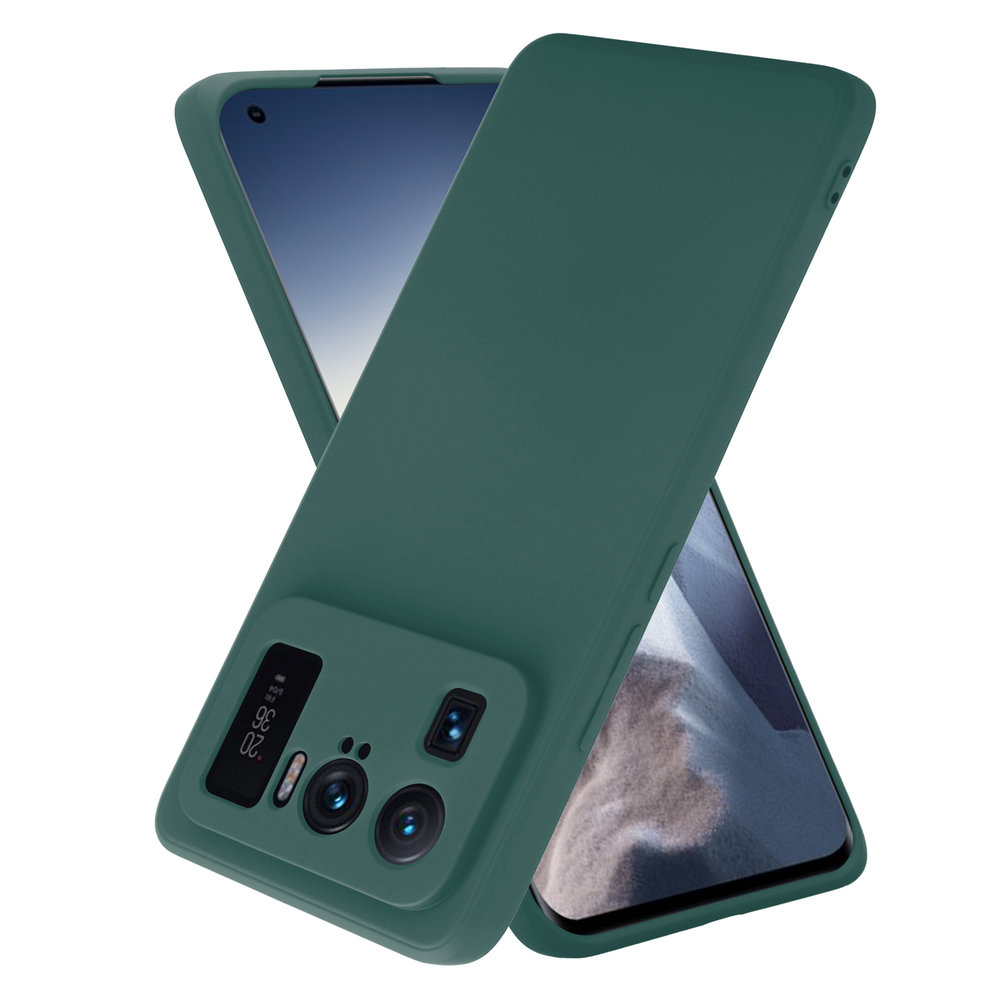 ShieldCase® Shieldcase Xiaomi Mi 11 Ultra siliconen hoesje (donkergroen)