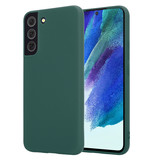 ShieldCase® Samsung Galaxy S22 silicone case (donkergroen)