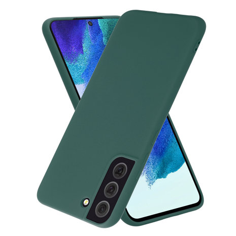 ShieldCase® Shieldcase Samsung Galaxy S22 silicone case (donkergroen)