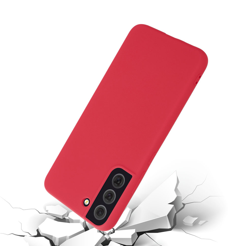ShieldCase® Shieldcase Samsung Galaxy S22 silicone case (rood)