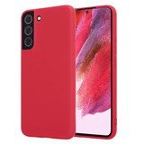 ShieldCase® Samsung Galaxy S22 Plus silicone case (rood)